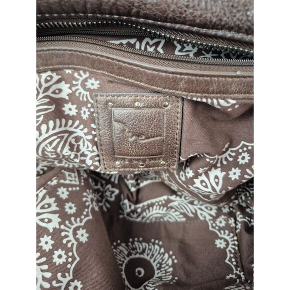Free People We The Free Brown Leather Emerson Tote Bag - Picture 8 of 9